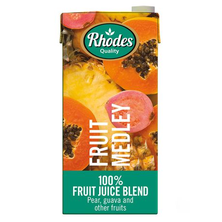 Rhodes 100% Fruit Juice Fruit Medley 6 x 1 LT Buy Online in Zimbabwe thedailysale.shop