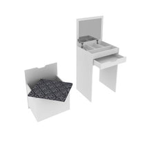 Load image into Gallery viewer, Linx Bedroom Dressing Table with Chair - White
