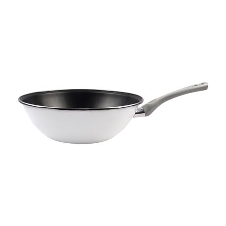 Magefesa - 28cm Enamelled Wok - Oslo - Vitroceramic Cookware Buy Online in Zimbabwe thedailysale.shop