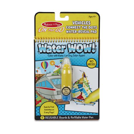 Melissa & Doug Water Wow Connect the Dots - Vehicles Buy Online in Zimbabwe thedailysale.shop