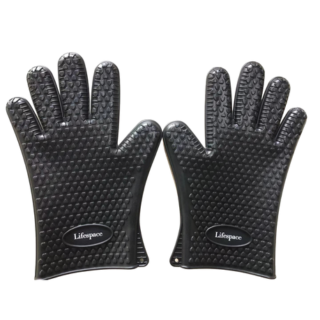 Lifespace Quality Heat Resistant Silicone Braai Gloves