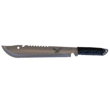 Load image into Gallery viewer, Short Sharpened Fantasy Sword/ Jagged Machete Stainless Steel Blade - 48 cm
