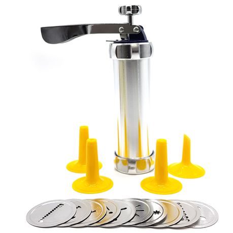 Biscuit Cutter Cookie Maker - Metal Biscuit Press Buy Online in Zimbabwe thedailysale.shop