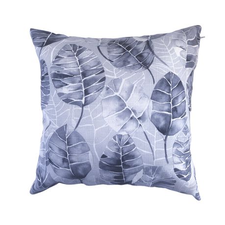 Grey Leaf Scatter Cushion - Inner Included Buy Online in Zimbabwe thedailysale.shop