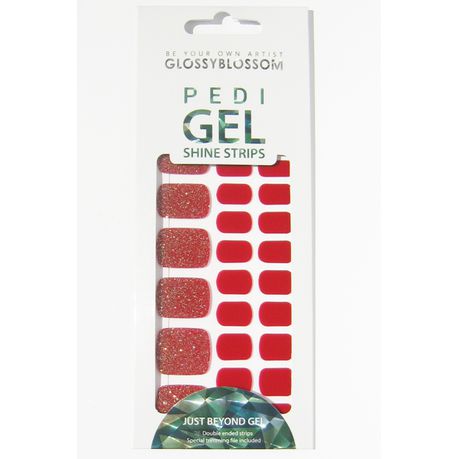 Glossyblossom Pedi Gel strips -Bloody Ruby Buy Online in Zimbabwe thedailysale.shop