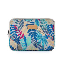 Load image into Gallery viewer, Tuff-Luv LISEN Botanical Forest 14 Canvas Laptop Sleeve Case - Blue
