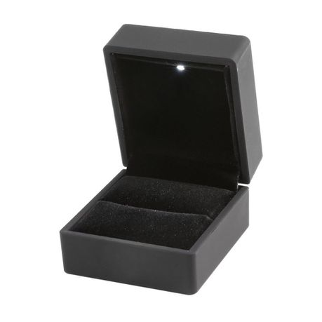 Synergy360 LED Jewelry Ring Gift Box Case - Black Buy Online in Zimbabwe thedailysale.shop