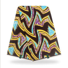 Load image into Gallery viewer, Vlisco Hollandaise Wax - Black lightening Ankara Fabric
