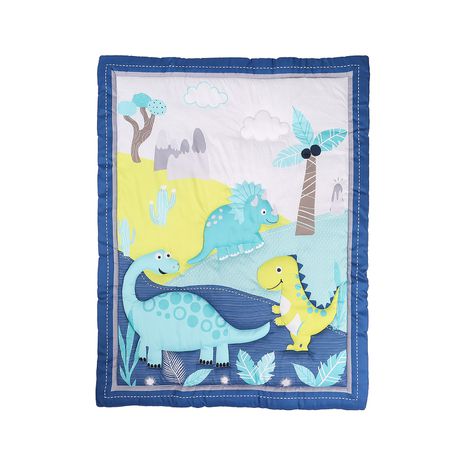 Snuggletime 3 Piece Quilt Set - Dinosaur