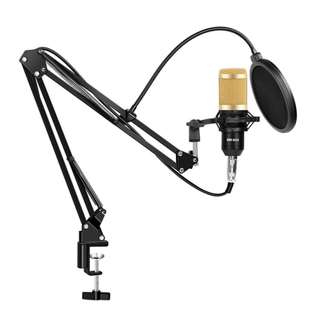 DW-MDJ M800U Condenser Mic Kit for Studio Recording, Podcasts & Broadcast Buy Online in Zimbabwe thedailysale.shop