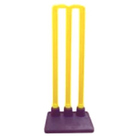 Disa Sports - Set of Plastic Wickets for indoor/outdoor on a heavy base