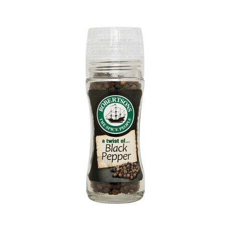 Robertsons Black Peppercorns Grinder 57g