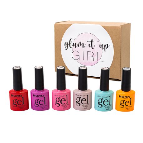 Glam It Up Girl - UV LED GEL Nail Polish Summer Kit -6BB Buy Online in Zimbabwe thedailysale.shop