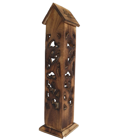 Handmade Wooden incense sticks & Incense Cone Burner Tower - House Buy Online in Zimbabwe thedailysale.shop