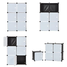 Load image into Gallery viewer, Gretmol 6 Cube Stackable Storage - Black
