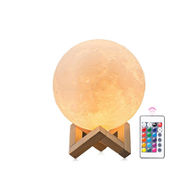 Load image into Gallery viewer, 16 Color 3D Moon Lamp With Remote - 13Cm
