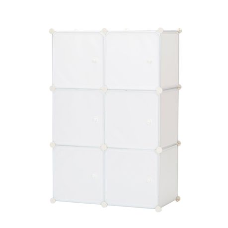 Gretmol 6 Cube Stackable Storage - White Buy Online in Zimbabwe thedailysale.shop