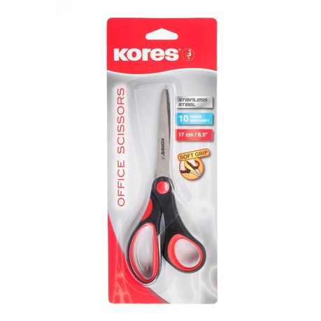 Kores Office Soft Grip Scissors 170mm Buy Online in Zimbabwe thedailysale.shop