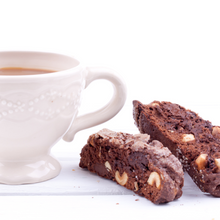 Load image into Gallery viewer, Caffeluxe Real Italian | Double Chocolate &amp; Hazelnut Biscotti Biscuit 2Pack
