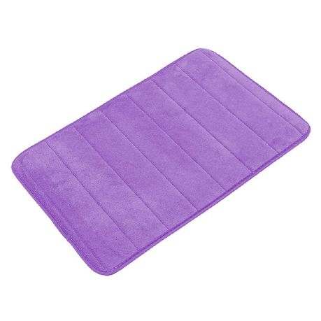 Luxury Memory Foam Bathroom Bath Mat Quick Dry Non Slip Purple Extra Large Buy Online in Zimbabwe thedailysale.shop