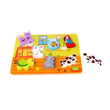 Nuovo Wooden Chunky Pet Puzzle Buy Online in Zimbabwe thedailysale.shop