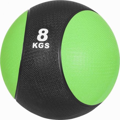 Gorilla Sports Sa - Medicine Ball 8 Kg - Green/Black Buy Online in Zimbabwe thedailysale.shop