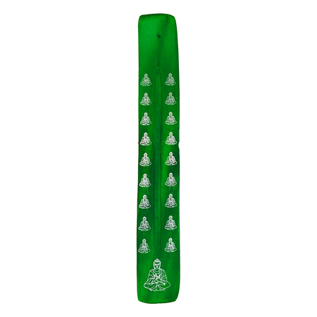 Buddha Extra Long Handmade Wooden Flat incense Burner-Green Buy Online in Zimbabwe thedailysale.shop