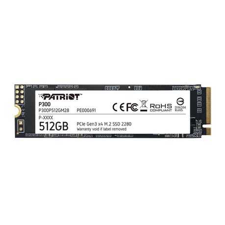 Patriot P300 512GB M.2 PCIe SSD Buy Online in Zimbabwe thedailysale.shop