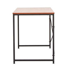 Load image into Gallery viewer, Gretmol 1.2m Minimalist Office Desk - Dark Brown &amp; Black
