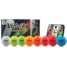 Load image into Gallery viewer, Volvik Vivid Golf Balls - Red Dozen
