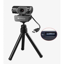 Load image into Gallery viewer, Canyon 2K Quad HD Webcam with Noise Reduction Microphone with Tripod
