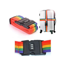 Load image into Gallery viewer, Mihuis Multi-Colour Suitcase Luggage Security Strap Belt with Lock
