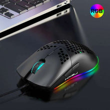 Load image into Gallery viewer, HXSJ J900 Wired Gaming Mouse - Black
