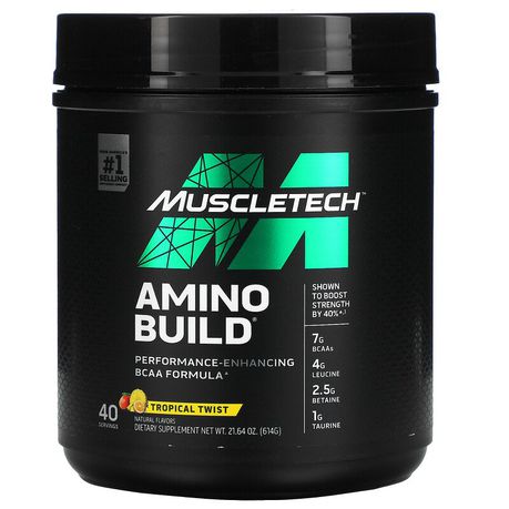 MuscleTech Amino Build Tropical Twist - 614g Buy Online in Zimbabwe thedailysale.shop