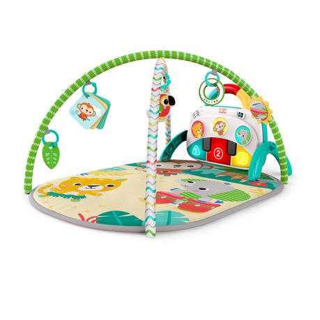 Bright Starts 4-in-1 Groovin’ Kicks Piano & Drum Kick Gym - Tropical Safari Buy Online in Zimbabwe thedailysale.shop