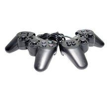 Load image into Gallery viewer, DW KD208 B  UCOM 2-in-1 PC Dual Shock Joypad Controller / Gamepad - Black
