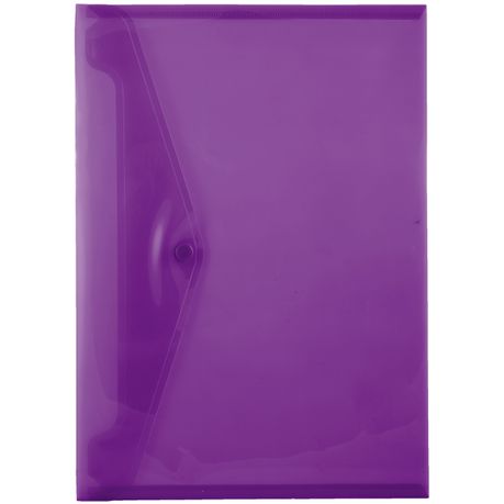 Butterfly Carry Folders Pvc 160 Micron - A4 - Violet (Pack Of 5)