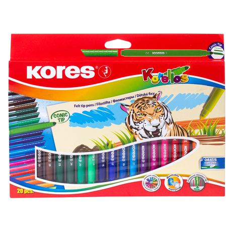 Kores Korellos 20 Conic Felt Tip Pens