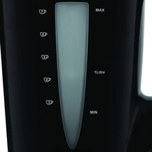 Load image into Gallery viewer, Mellerware Kettle Corded Plastic Black 1.7L 2200W Sabie
