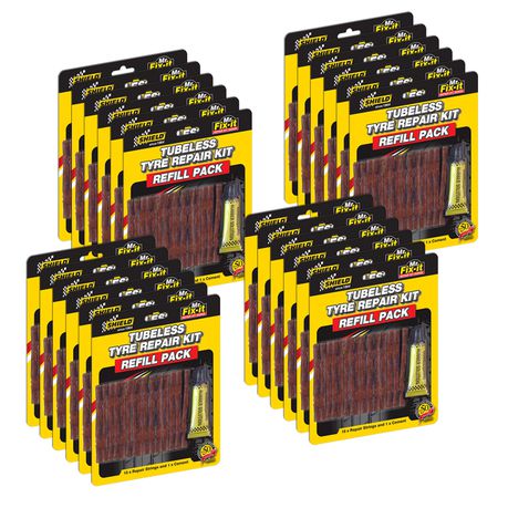 Shield Tubeless Tyre Repair Kit - Refill (24 Pack) Buy Online in Zimbabwe thedailysale.shop