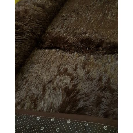 Large Premium Fluffy Carpet/Rug - Coffee Brown Buy Online in Zimbabwe thedailysale.shop