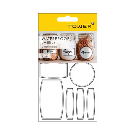 TOWER Waterproof Kitchen Labels Buy Online in Zimbabwe thedailysale.shop