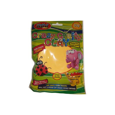 Crazy Crafty Clay 50g - Light Orange (Col. 4) Buy Online in Zimbabwe thedailysale.shop