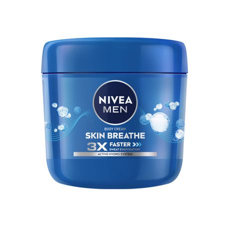 NIVEA MEN Skin Breathe Body Cream - 400ml Buy Online in Zimbabwe thedailysale.shop