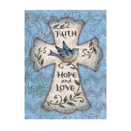 Diamond Painting DIY Kit,Full Drill, 40x30cm- Faith: Hope and Love Buy Online in Zimbabwe thedailysale.shop