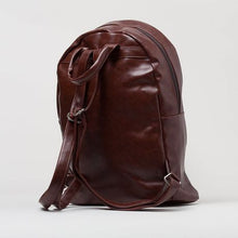 Load image into Gallery viewer, Mandela PU Leather Backpack - Brown
