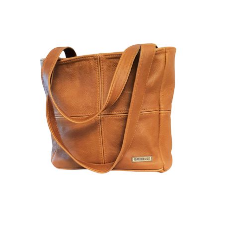 MIRELLE Leather Classic Shopper - Small - Tan Buy Online in Zimbabwe thedailysale.shop