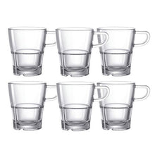 Load image into Gallery viewer, Leonardo Cup for Tea or Coffee in Clear Glass SENSO 250ml – Set of 6
