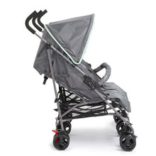 Load image into Gallery viewer, George &amp; Mason - Compact Twin Toddler Stroller Grey &amp; Mint
