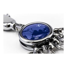 Load image into Gallery viewer, TROIKA Keyring  - Carabiner Hook and 6 Easy Release Rings Around the World
